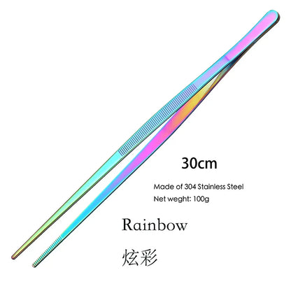 Stainless Steel Kitchen Seafood & bar Tweezer Food Tongs Tool Garnish Tongs Bar Accessories Copper/Gold Plated