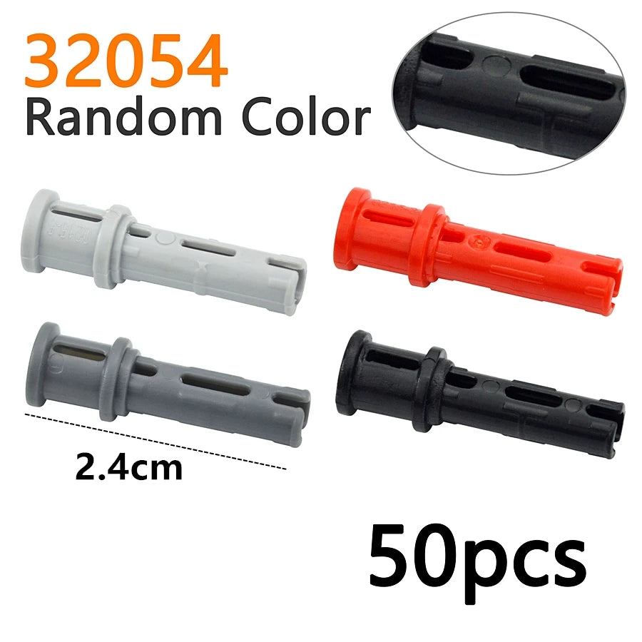 MOC Bolt Pin with Friction Peg Cross Axle Technical Building Blocks DIY Connector Bricks Compatible 2780 3673 77765 32556  32054