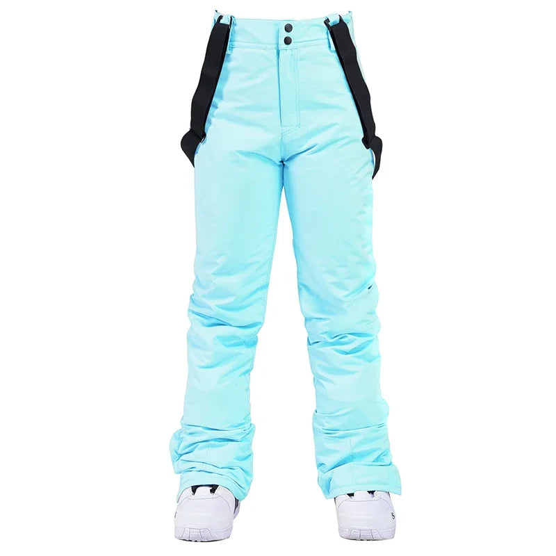 Women Winter Pant High Quality Men Thick Warm Skiing Pants Windproof Waterproof Suspender Trouser Snow Snowboard Plus Size Pants