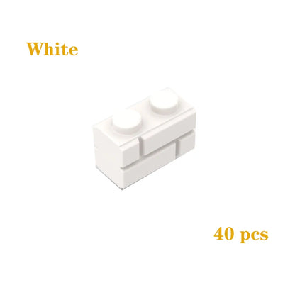 DIY Building Blocks Figures City MOC Thick Wall Bricks Educational Creative Toys for Children Size Compatible with All Brands