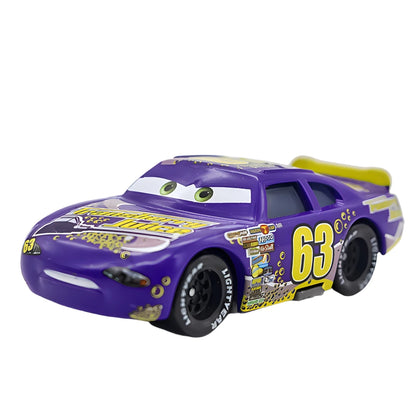 Disney Pixar Cars 3 Lightning Mcqueen Smokey Chick Hicks Collection 1:55 Diecast Vehicles Alloy Car Toys Model For Children Gift