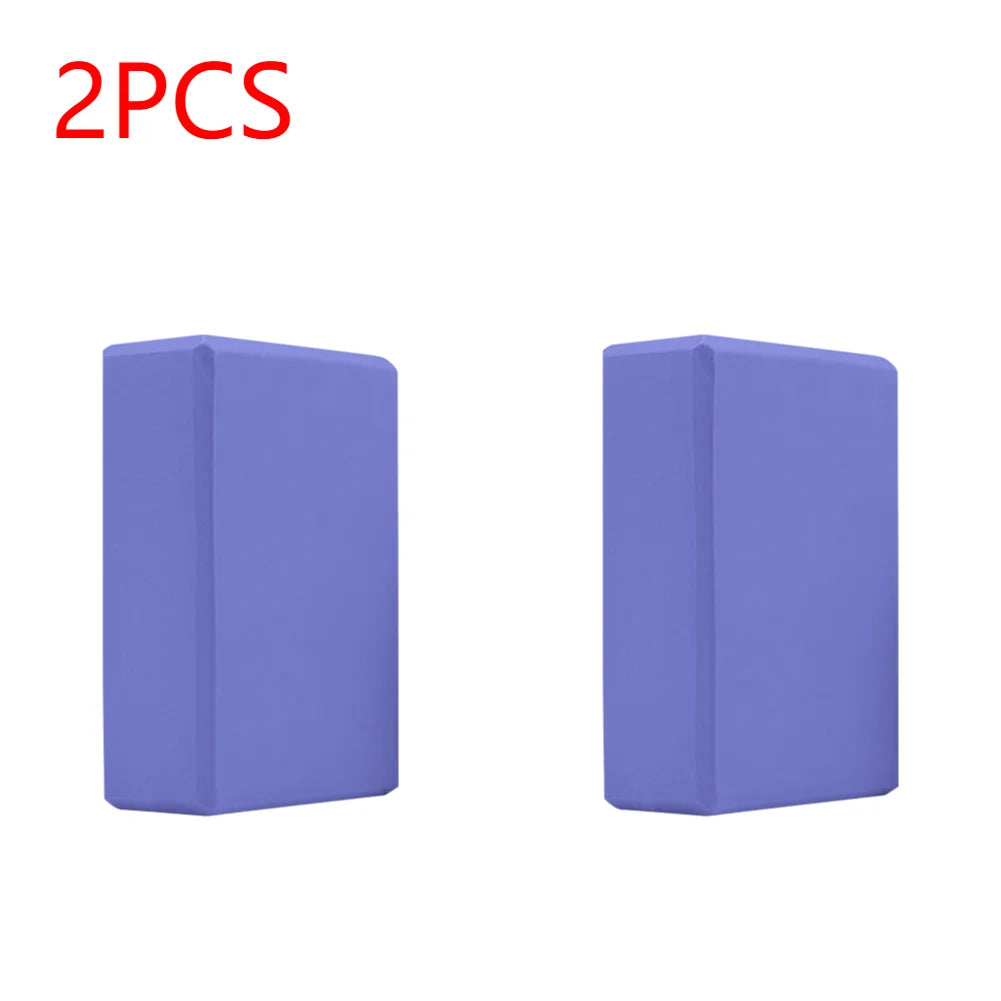 EVA Yoga Block Solid Color Gym Training Blocks Moisture-Proof High Density Yoga Blocks Body Shaping Yoga Blocks for Yoga Pilates