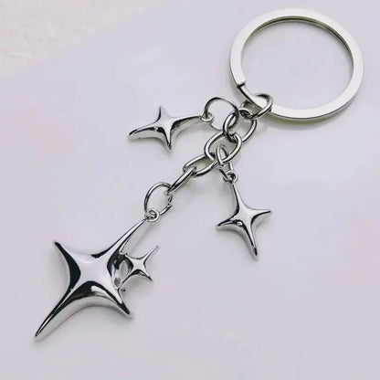 New Star Essential Icon Carabiner Keychain Blackout Women Men High Quality Oval Solid Belt Buckle Unisex Couple Sliver Key Ring