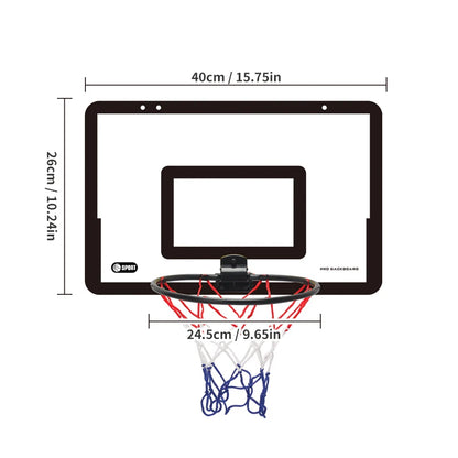 Children's wall mounted silent non porous foldable basketball stand indoor and outdoor activity basketball stand with basketball