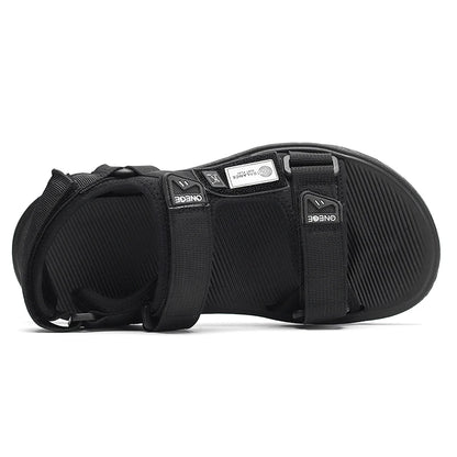 A Pair of Men's New Summer Casual Shoes, Fashionable Sports Trendy Wear-Resistant Sandals, Cool Beach Shoes