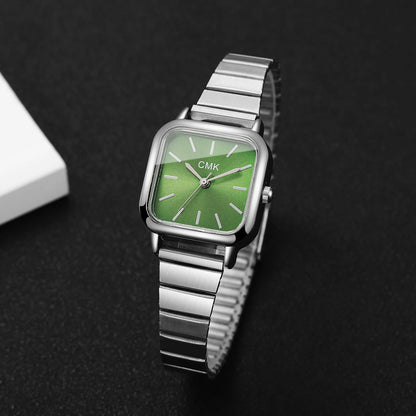 Fashion Square Women Watches Luxury Ultra-thin Strap Ladies Quartz Wristwatch For Ladies Clock Reloj Mujer（Without Box）