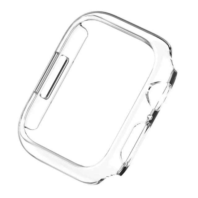 Cover for Apple Watch Case 45mm 41mm 44mm 40mm 42mm 38mm 46 49 mm Accessories PC Protector bumper iWatch Series 8 7 SE 6 5 4 3 9