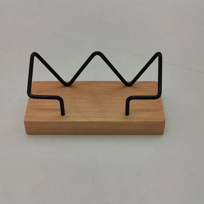 Business Card Holder Organizer Office Desk Display Stand Memo Counter Accessories Tabletop Shelf Home Wooden Card Holder Storage