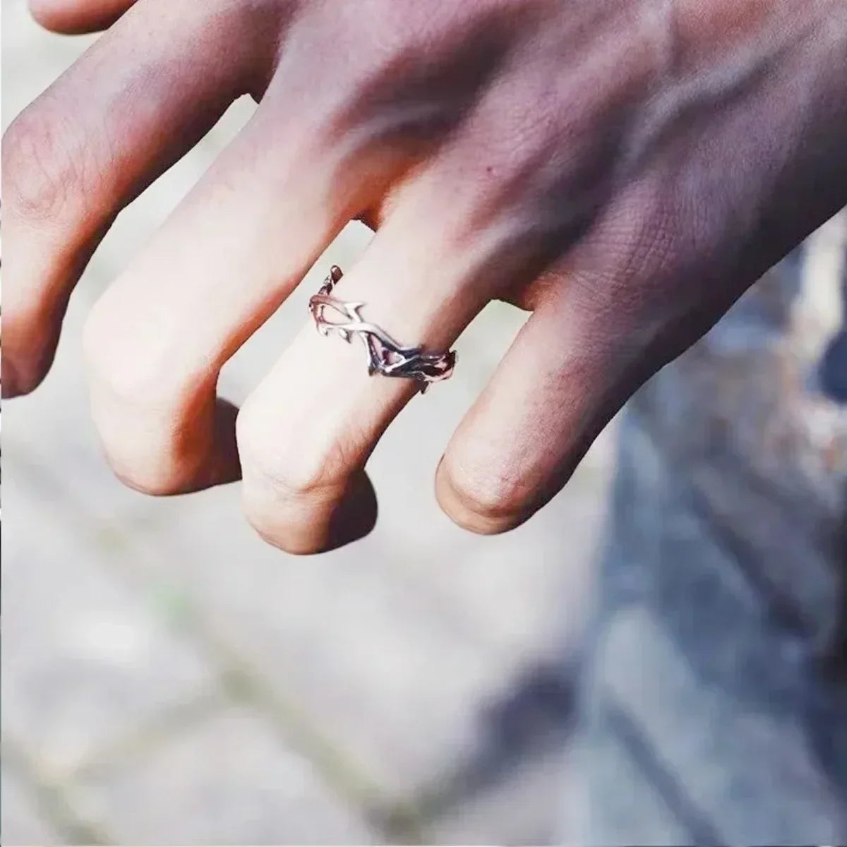 Punk Classic Split Rings Stainless Steel Simple Adjustable Rings for Women Men Couples Jewelry Accessories