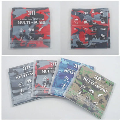 Outdoor Sport Bandana Military Tube Scarf Fishing Cycling Tactical Hiking Face Cover Neck Gaiter Half Mask Headband Men Women