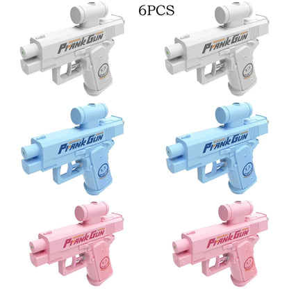 Outdoor Summer Water 2-Way Squirt Gun - Press & Spray Water Gun,Reverse Splash Toy for Prank Fun,Stress Relief, Water Fight Game