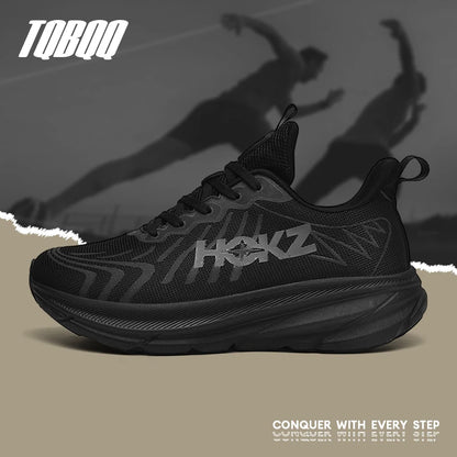 Carbon Plate Air Cushion Running Shoes for Men Soft Chunky Sneakers Women Daily Commuting Shoes Outdoor Casual Walking Shoes