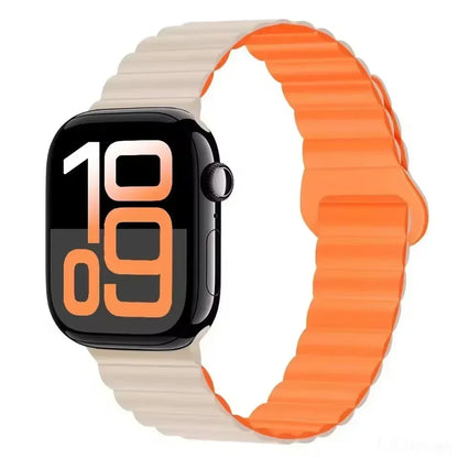 Magnetic Strap For Apple Watch Bands 46mm 42mm 49mm 45mm 44mm 41mm Silicone Sport Bracelet iWatch Series ultra 10 9 8 7 6 5 SE