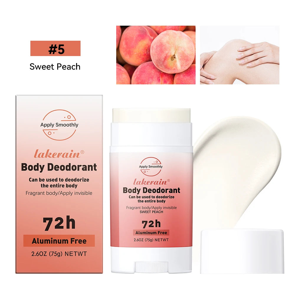 Long-term Fresh Fragrance Whole Body Deodorant Body Balm Deodorant For Men &Women To Remove Body Odor, 72 Hours Of Odor Control