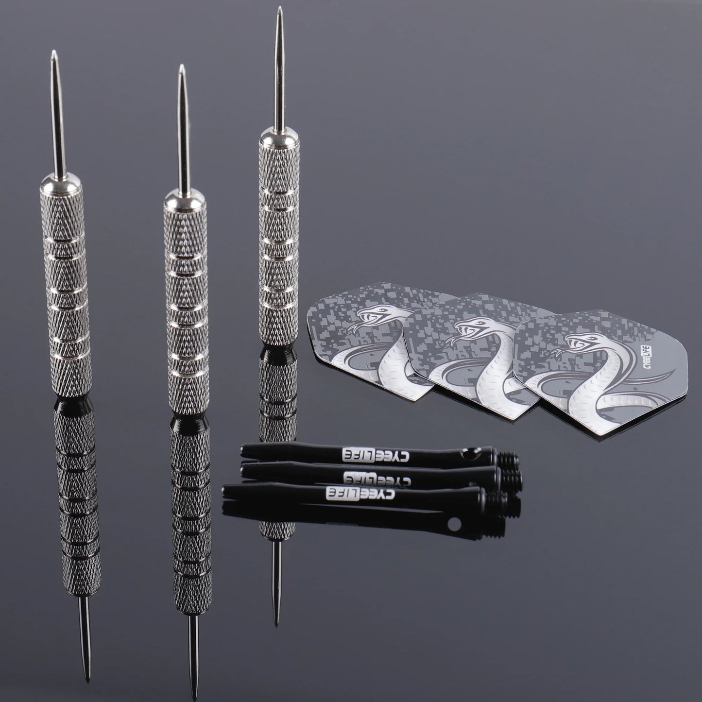 CyeeLife 3pcs 20g Professional Flying Dart Steel Needle Tip Dart Sport Outdoor Indoor Entertainment Game Accessories
