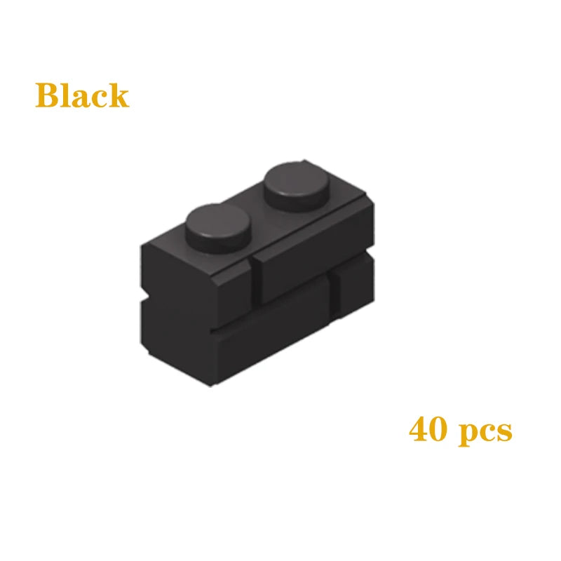DIY Building Blocks Figures City MOC Thick Wall Bricks Educational Creative Toys for Children Size Compatible with All Brands