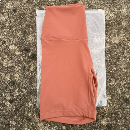 Solid Color Cycling Women Sport Yoga Short leggings Compression Support Sweat-Wickin Comprehensive Training Jog Internal Pocket