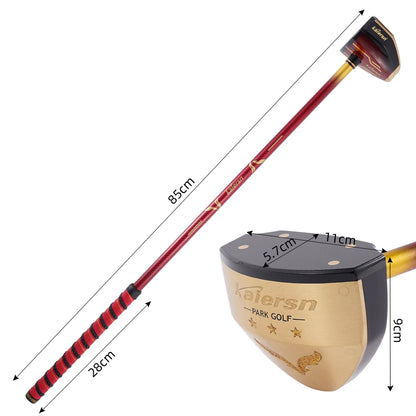 Kaiersn Park Golf Club ¨C Premium Sapele Wood Head & Carbon Fiber Shaft for Enhanced Performance
