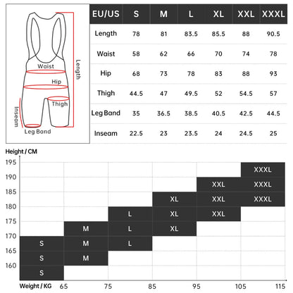RION Cycling Shorts Men Ciclismo Masculina Bib Shorts Elastic Interface Cushion Long Distance MTB Padded Shorts Tights Slim Fit