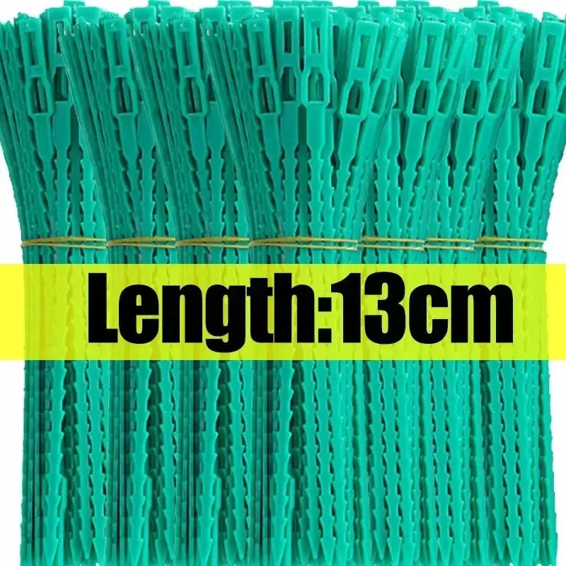 Adjustable Plastic Plant Cable Ties Reusable Self-locking Ties Garden Plant Vine Supports Cable Ties Stem Tomato Clip Fastener