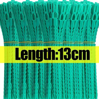 Adjustable Plastic Plant Cable Ties Reusable Self-locking Ties Garden Plant Vine Supports Cable Ties Stem Tomato Clip Fastener