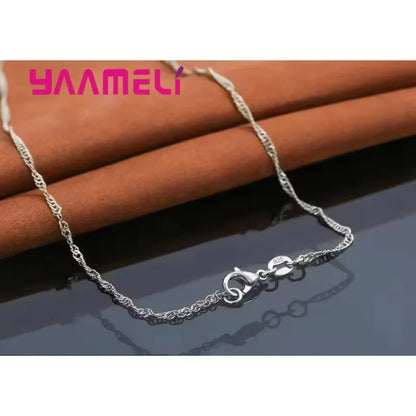 925 Sterling Silver Color Bridal Jewelry Sets Dolphin Design Crystal Necklaces Hoop Earrings Women Girls Engagement Anniversary