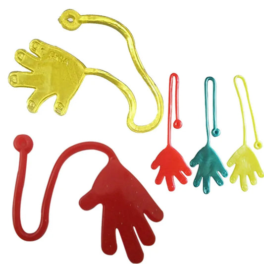 10Pcs/lot Kids Stick Slap Hands Toy Children Toy Party Supply Favors Mini Sticky Jelly Stick Slap Hands Toy Gifts Random Color
