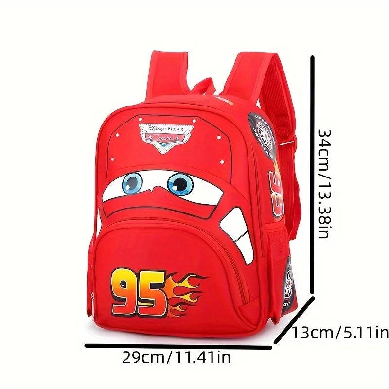 Disney 2025 New Kindergarten School Bag Cute Children's Backpack Cartoon Bag Cute Children's Backpack CartoonCar Backpack Casual