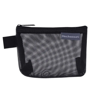 Mesh Coin Purse Key Lipstick Nylon Three-dimensional Coin Bag Small Item Storage Mini Cosmetic Bag Office