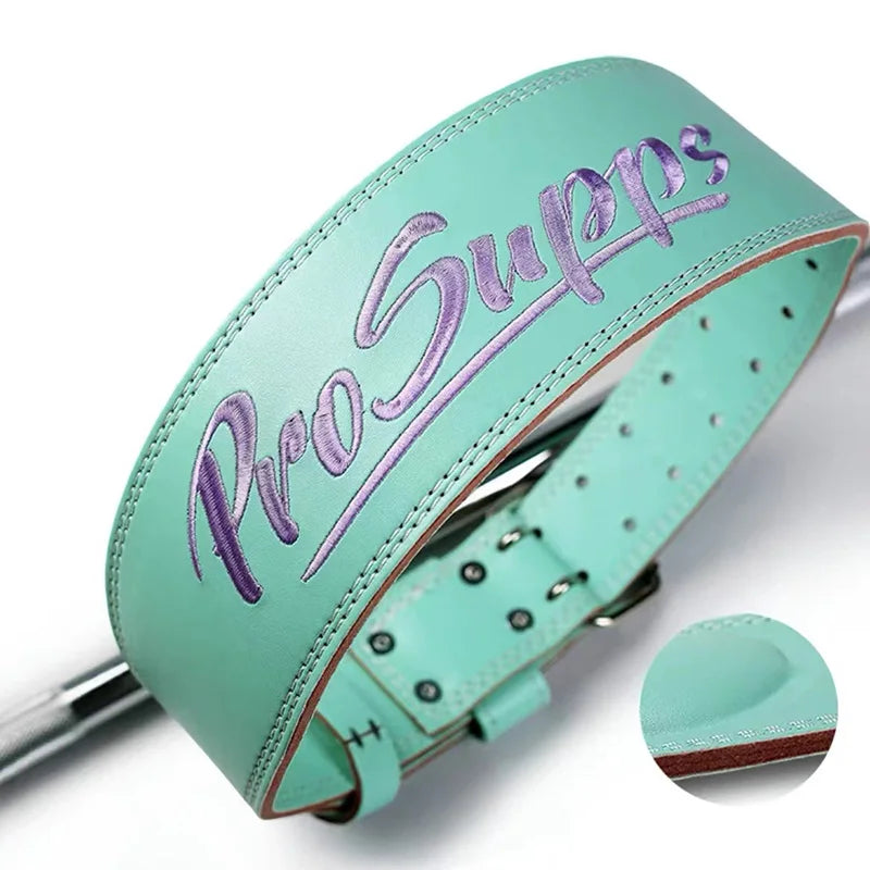 Weight Lifting Leather Belt Body Fitness Gym Back Support Power Lifting Belt Lumbar Protector For Squats Deadlift BodyBuilding