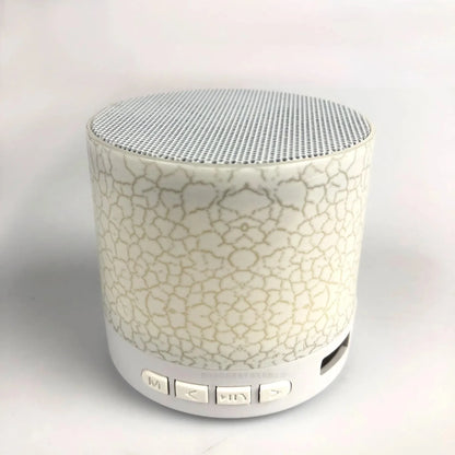 Mini Portable Bluetooth Speaker Supports USB/TF Card Bluetooth Connection Colorful LED Changing Light Compact Wireless Speaker