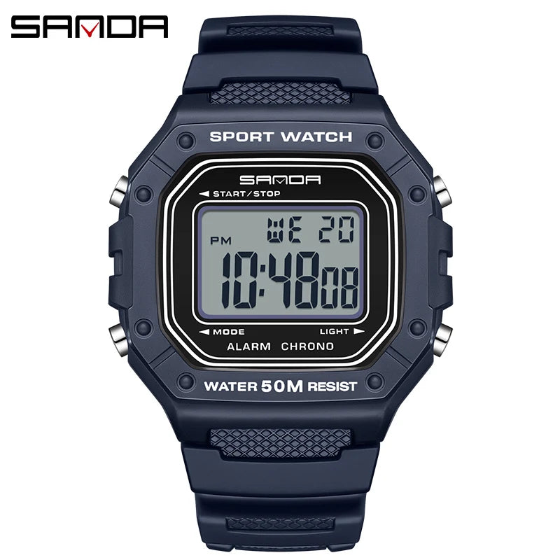 SANDA Top Brand G Style Sports Men Watches Fashion Shockproof Waterproof LED Digital Watch Man Military Clock Relogio Masculino