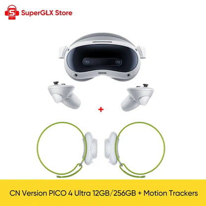 PICO 4 Ultra VR MR Headset 3D Wireless VR Glasses 6DOF Virtual Reality 4K Display for Steam Games Mac Windows Mobile All-in-one