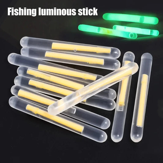 50/100pcs Outdoor Fishing Fluorescent Rod Firefly Fluorescent Rod Light Fishing Floating Rod Light Dark Luminous Rod