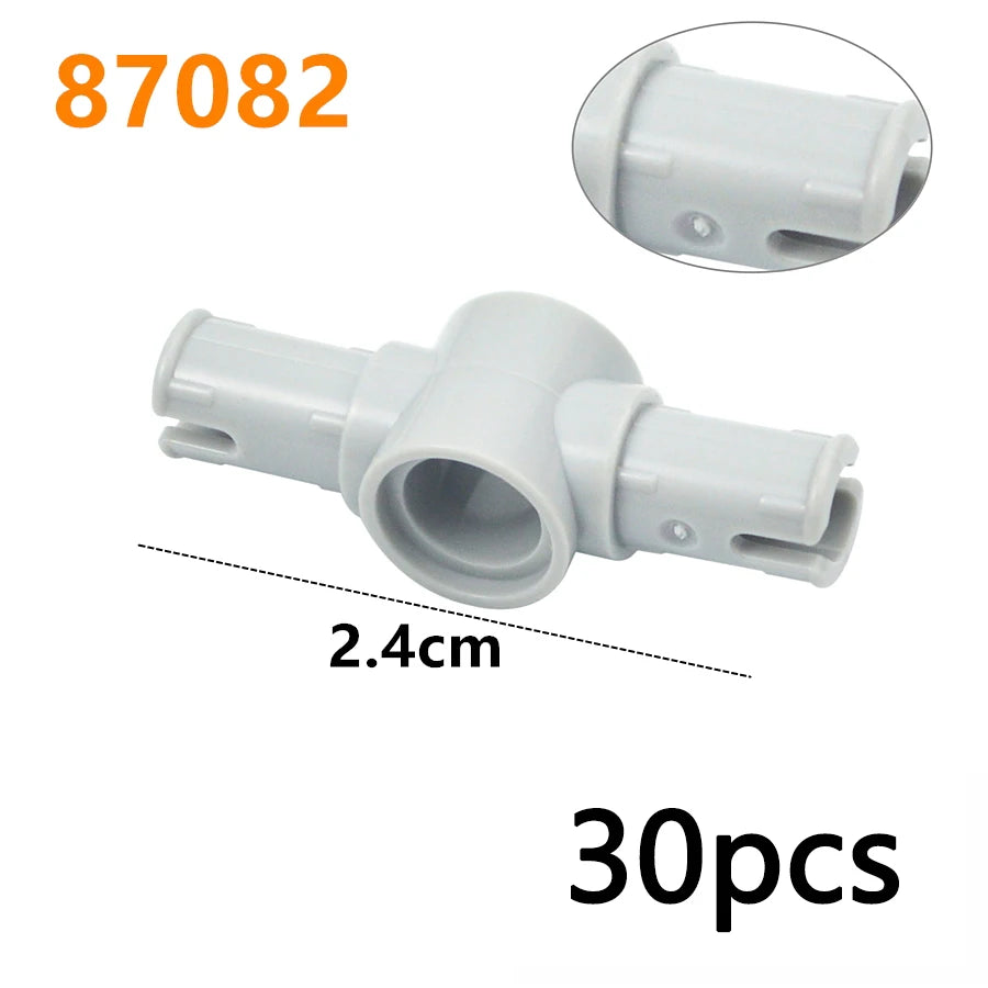 MOC Bolt Pin with Friction Peg Cross Axle Technical Building Blocks DIY Connector Bricks Compatible 2780 3673 77765 32556  32054