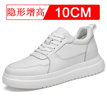 Men Elevator Height Increase Shoes Sneakers Shoes for Men 10cm Sports Casual Invisible Inner Heightening 8cm White Shoes