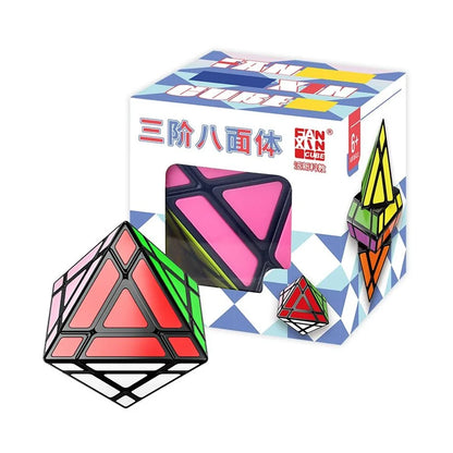 New FanXin Fun FTO Rotating Octahedron 3x3 Hexagonal Prism Special-Shaped Magic Cube Speed Fidget Cubo Magico Puzzle Toys Gifts