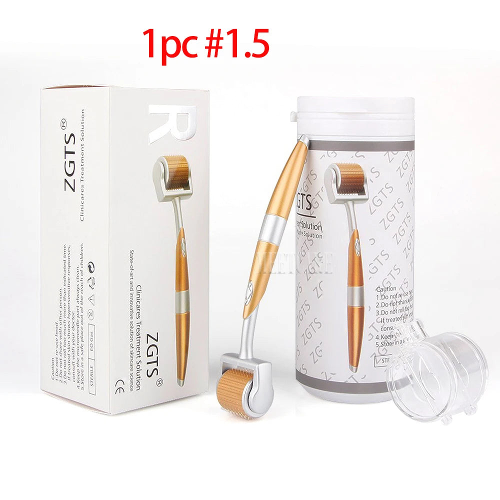 ZGTS192 Derma Roller 192pin Dermaroller Needles Beauty Microneedle for Face Body Beard Makeup Skin Care Tool