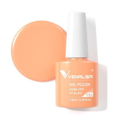 Venalisa HEMA TPO FREE Nail Gel Polish Glitter Gorgeous Full Coverage Soak Off UV LED French Nail Jelly Pink Nude Collection