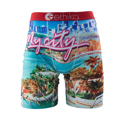 ETHIKA 1Pcs Men Underwear Sexy Boxershorts Breathable Mens Trunks Plus Size S-3XL Man Swimming Underpants Men's Panties Boxers