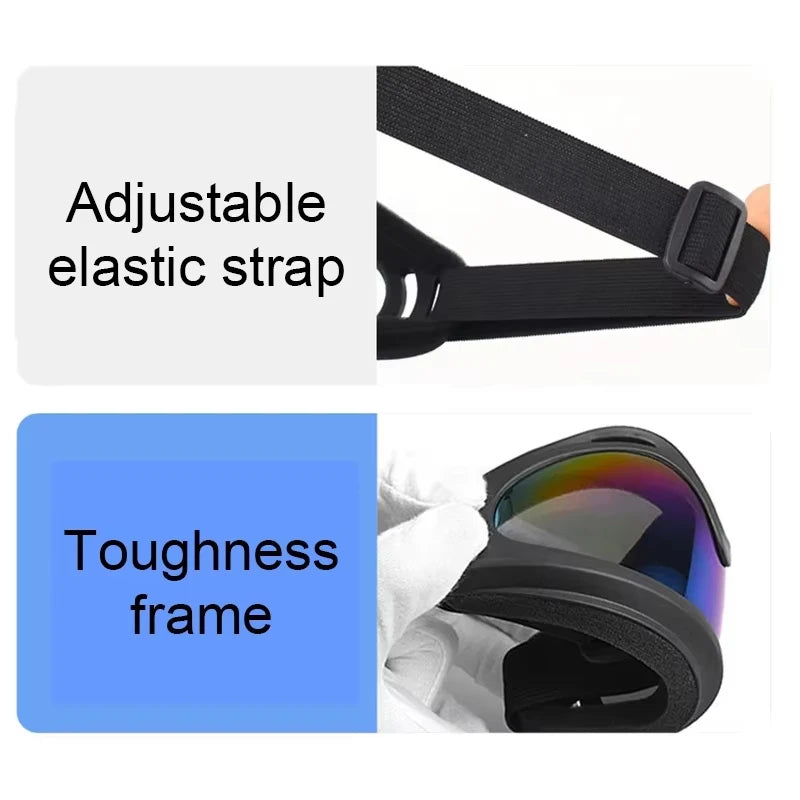 Skiing Goggles Cycling Motorcycle Windproof Goggles Anti-fog UV400 Snowboard Snow Goggles Winter Outdoor Sport Skiing Eyewear