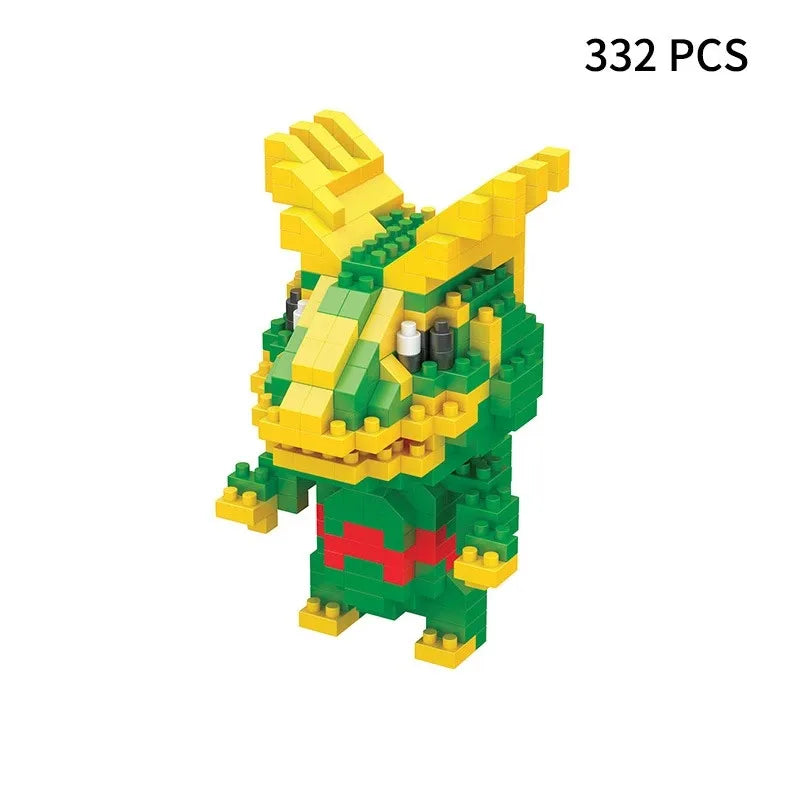 Building Blocks Assembly Anime Picachu Charizard Doll Blastoise Bulbasaur Gengar Bricks Figures Toy for Kid Gift hot