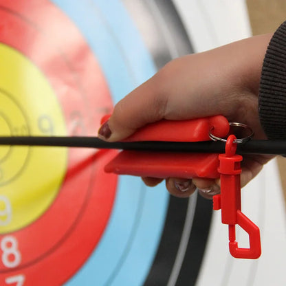 Outdoor Rubber Gel Archery Shoot Bow Outdoor Rubber Arrow Puller Remover With Keychain Tool Shooting Target Accessories