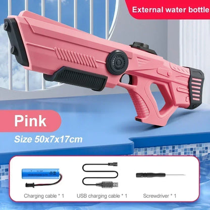 Automatically Water High Pressure Electric Water Gun Toys for Kids Summer Outdoor Pool Fight Games Children Water Toys Boys Gift