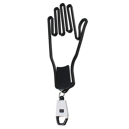 Golf Glove Holder Rack Portable Plastic Gloves Hanger with Key Chain Golf Gloves Supports Gloves Display Stand Golf Accessories