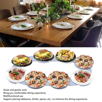 Table Turntable Turntable Tray 360 ¡ã   Rotation Multifunctional Reusable Portable Rotating Food Organizer Tray for Dining Table