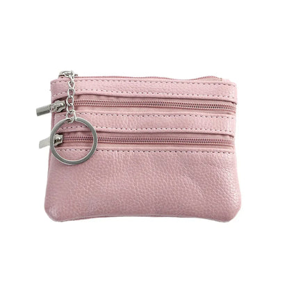 Fashion Leather Coin Purse Women Small Wallet Change Purses Mini Zipper Money Bags Children's Pocket Wallets Key Holder