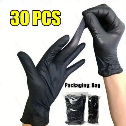 Kitchen Dishwashing Anti-Oil Gloves No Odor High Elasticity High Fit Household Hygiene Nitrile Gloves Multiple Specifications