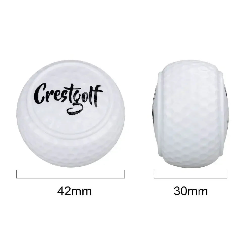 1Pcs/2Pcs/5Pcs Flat Golf Training Balls  Flat Shape Golf Ball Two Layer Driving Balls Golf Practice Balls for Swing Putter
