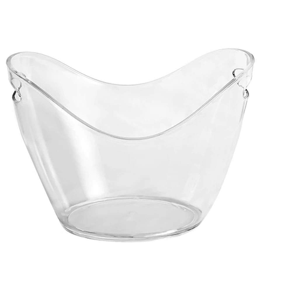 Acrylic Ice Bucket Transparent IceStorage Bucket BeverageCooling Bucket Party Champagne Bucket Essential for Entertaining Guests